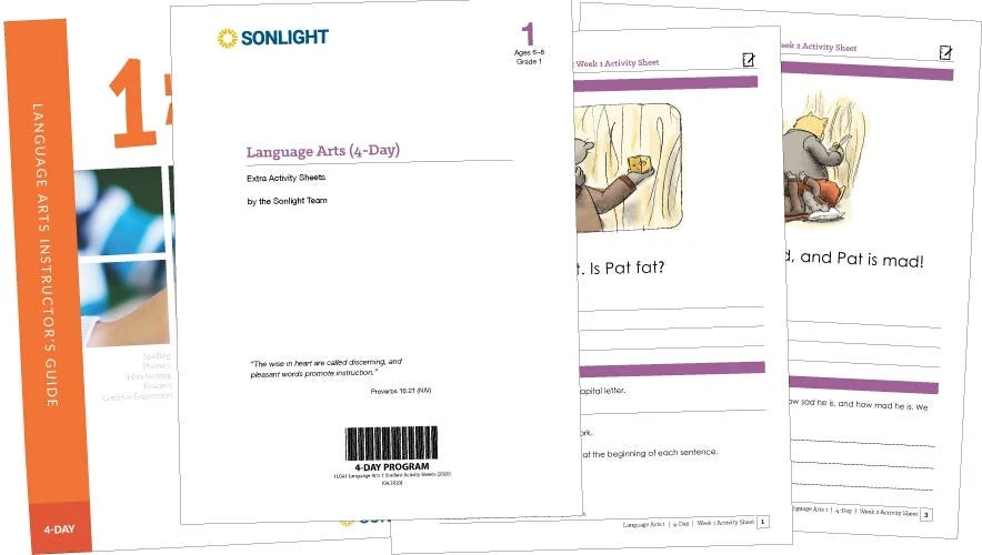 Extra Language Arts 1 Student Activity Sheets - Image 3
