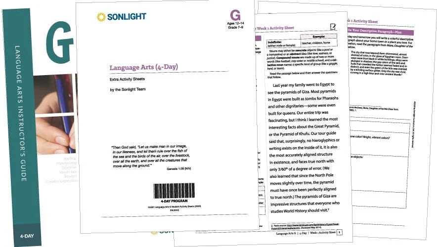 Extra Language Arts G Student Activity Sheets - Image 3