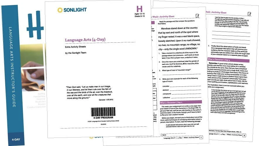 Extra Language Arts H Student Activity Sheets - Image 3