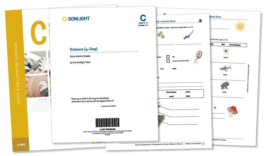 Extra Science C Student Activity Sheets - Image 3