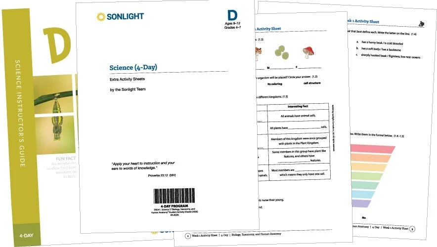 Extra Science D Student Activity Sheets - 2023 Version - Image 3