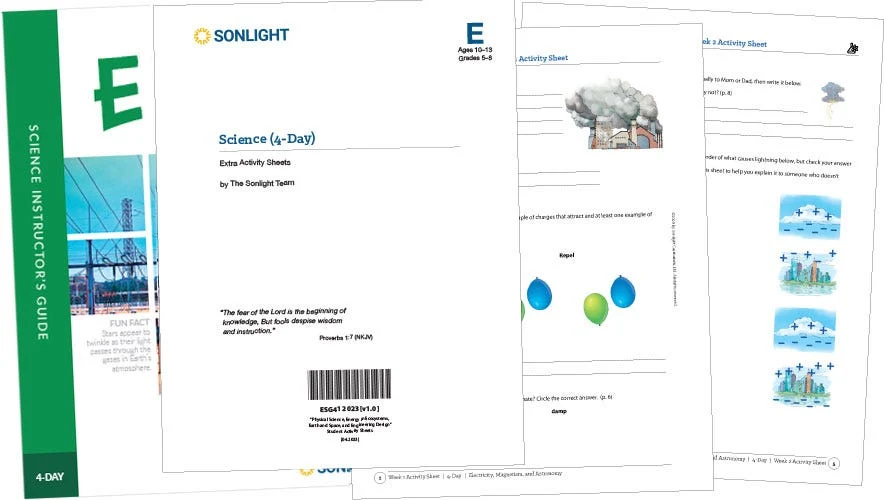 Extra Science E Student Activity Sheets - Image 3