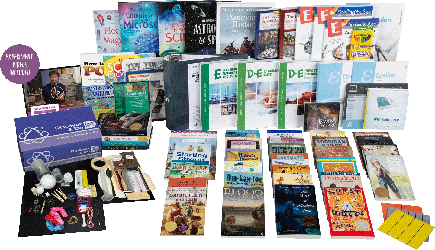 All-Subjects Package D+E - 5th Grade Homeschool Curriculum - Image 2