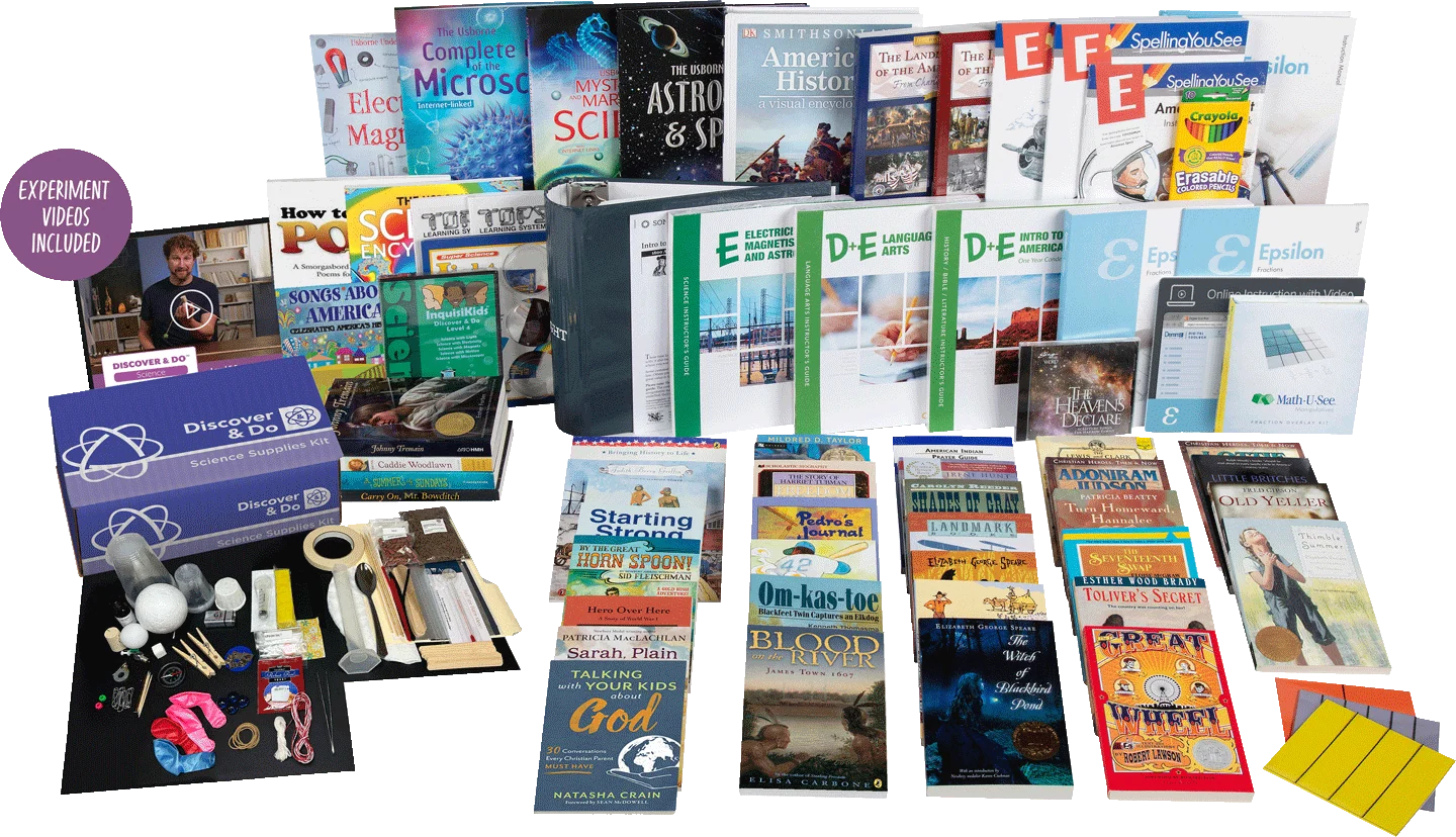 All-Subjects Package D+E - 5th Grade Homeschool Curriculum - Image 3