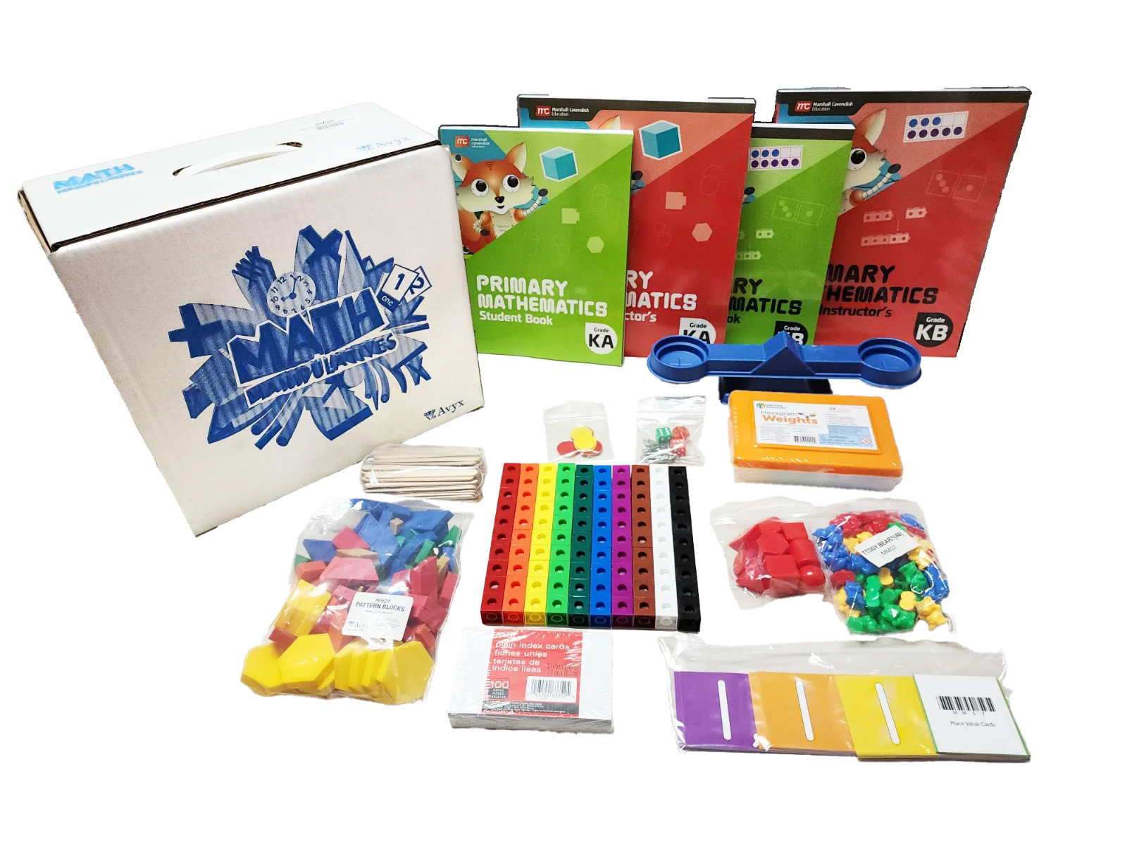 Singapore Primary Math 2022 Edition K with Math Manipulatives